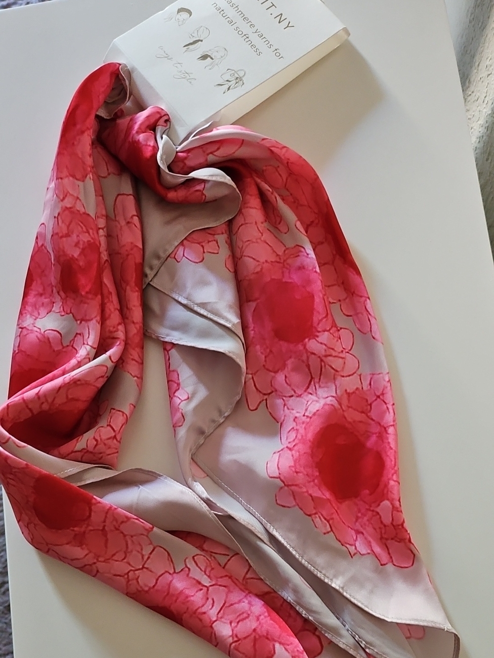 Versatile Floral Scarf